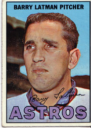1967 Topps Baseball Cards      028      Barry Latman